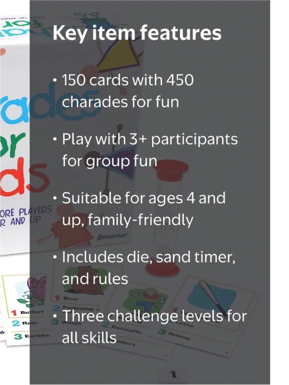 Charades for Kids Game No Reading Ages 4+